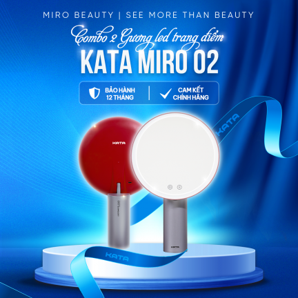 Combo 2 Gương Led Trang Điểm KATA Miro O2 